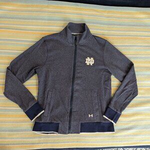 ⭐ Notre Dame Under Armor Threadborne Cold Gear Jacket Size Large